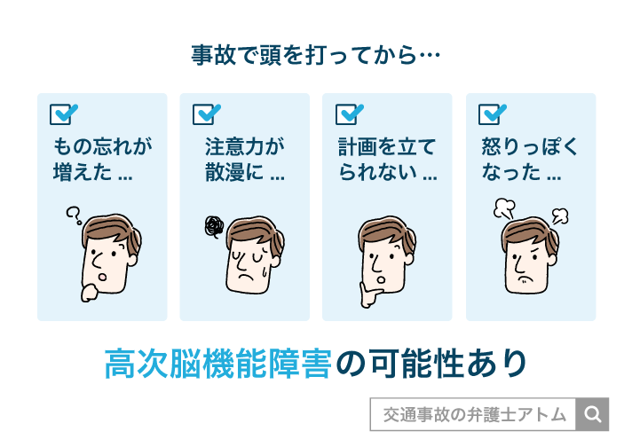 事故で頭を打ってから