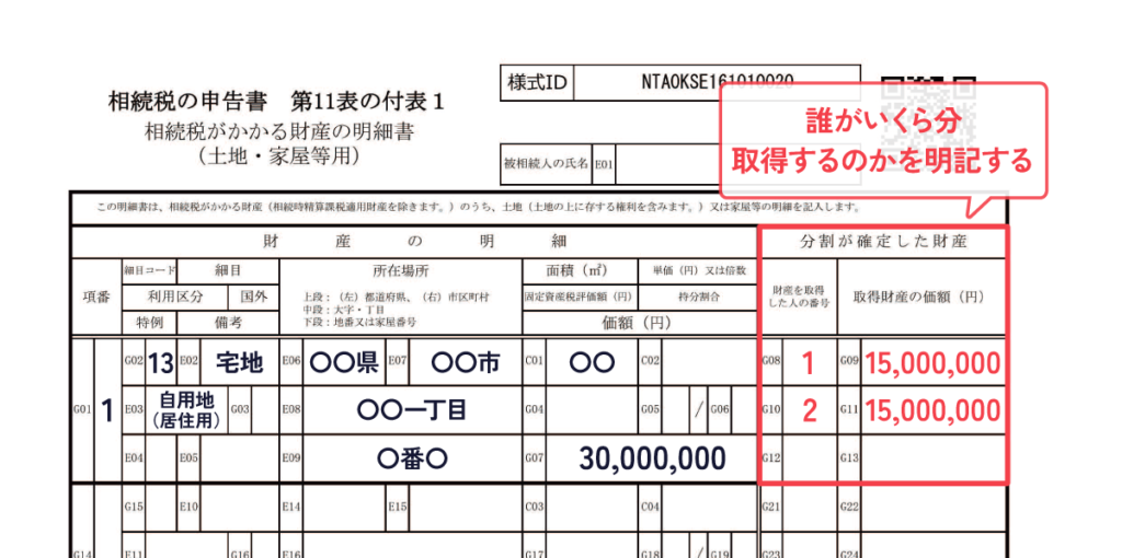 換価分割の相続税申告