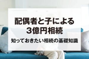 配偶者と子による3億円相続