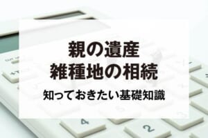 親の遺産雑種地の相続