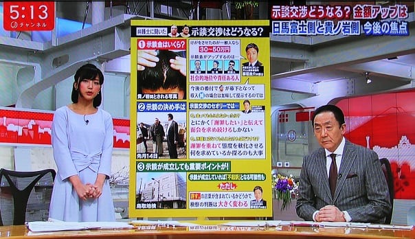 テレビ出演 テレビ朝日 スーパーjチャンネル 藤垣弁護士が元横綱日馬富士関の暴行事件における示談交渉について解説しました アトム法律事務所弁護士法人
