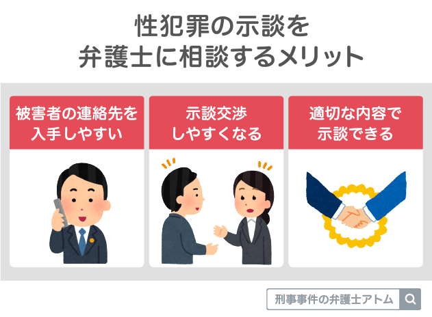 性犯罪の示談を弁護士に相談するメリット